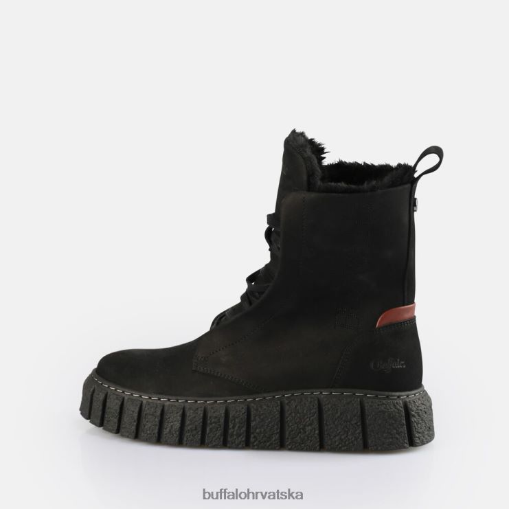 crno Buffalo rampa lace up hi tople gležnjače |čizme TDD6T464
